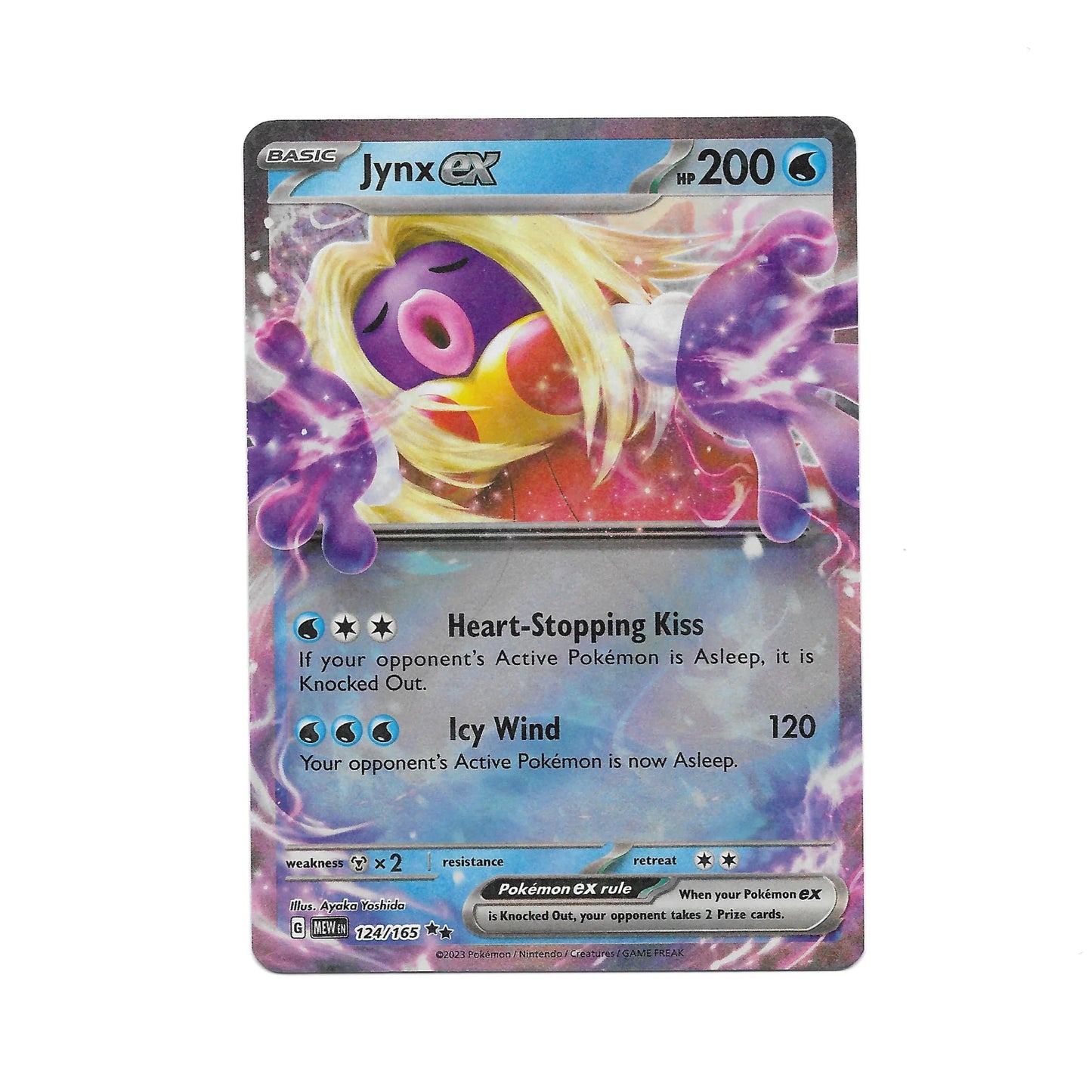 Jynx ex 124/165 - Pokemon Cards ( 151, English, Rare, Singles )