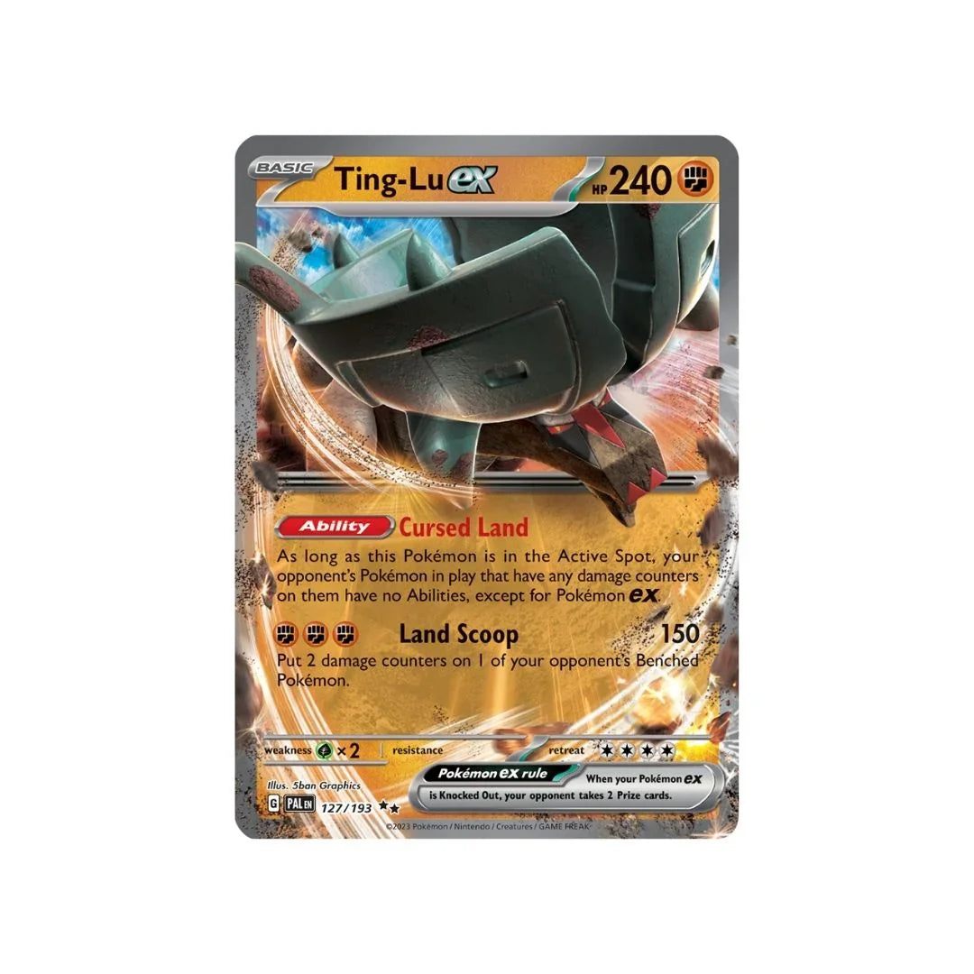 Ting-Lu ex 127/193 - Pokemon Cards ( English, Paldea Evolved, Rare, Singles )