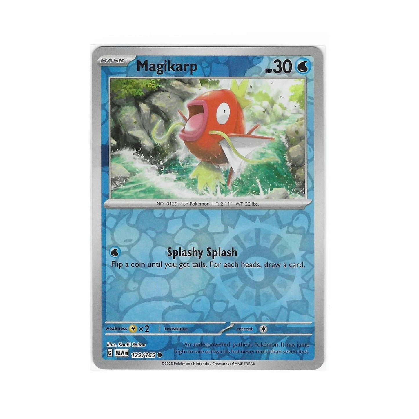 Magikarp Reverse Holo 129/165 - Pokemon Cards ( 151, English, Reverse Holo, Singles )