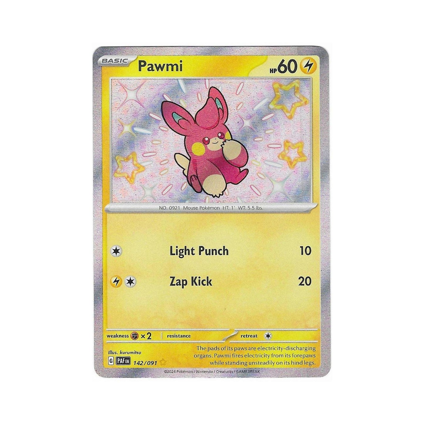 Shiny Pawmi 142/091