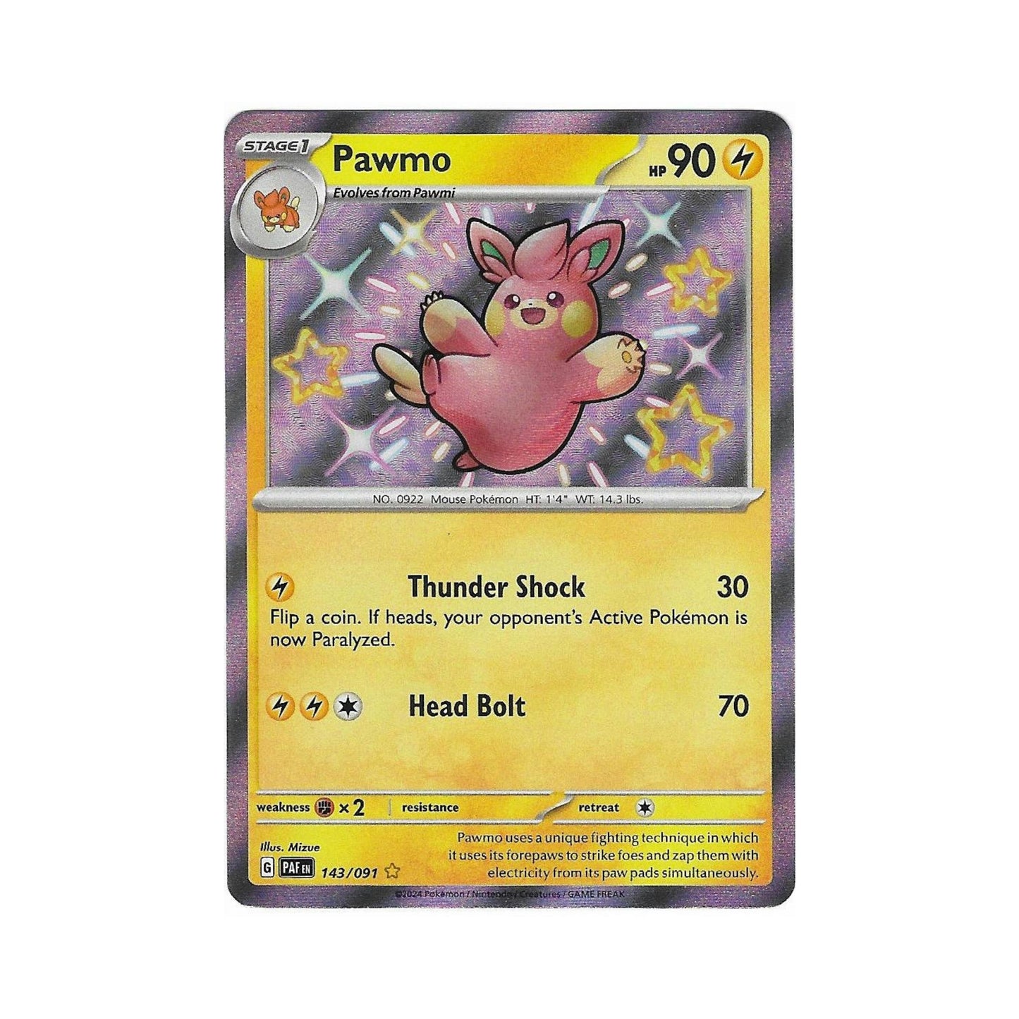 Shiny Pawmo 143/091
