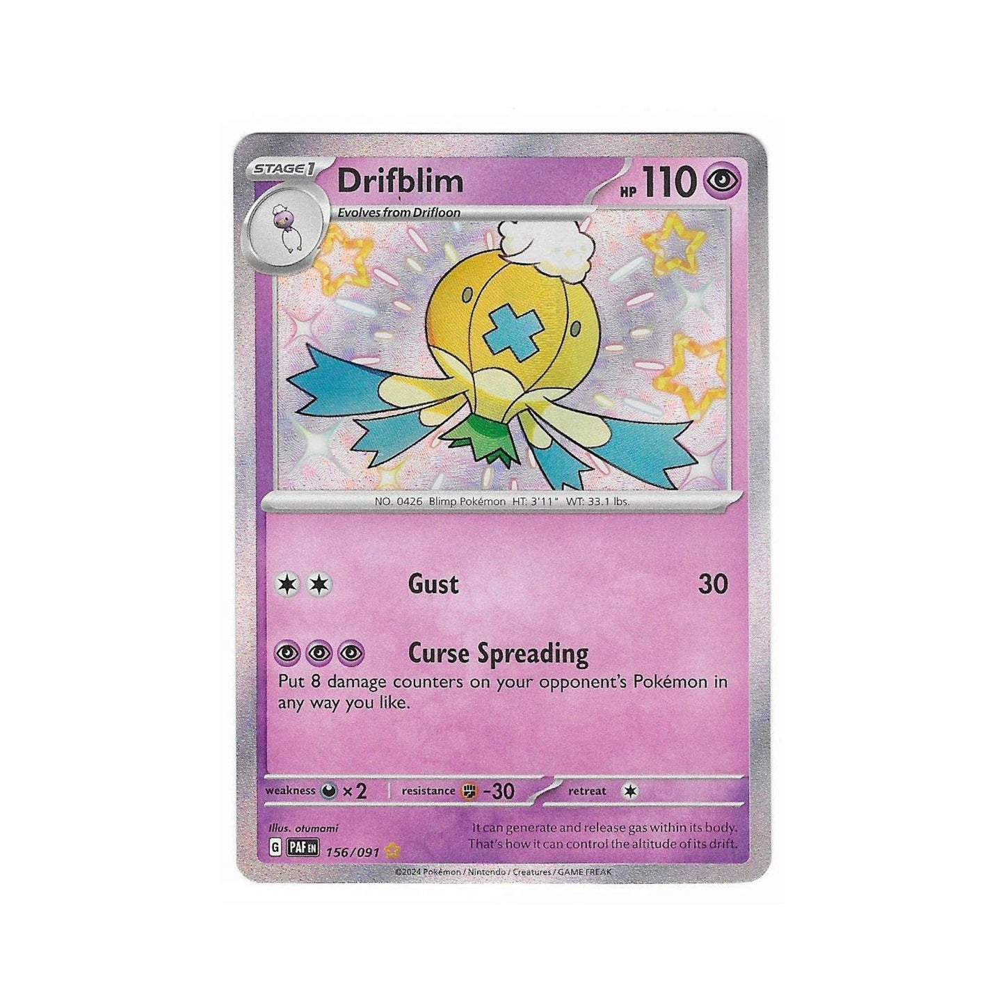 Shiny Drifblim 156/091
