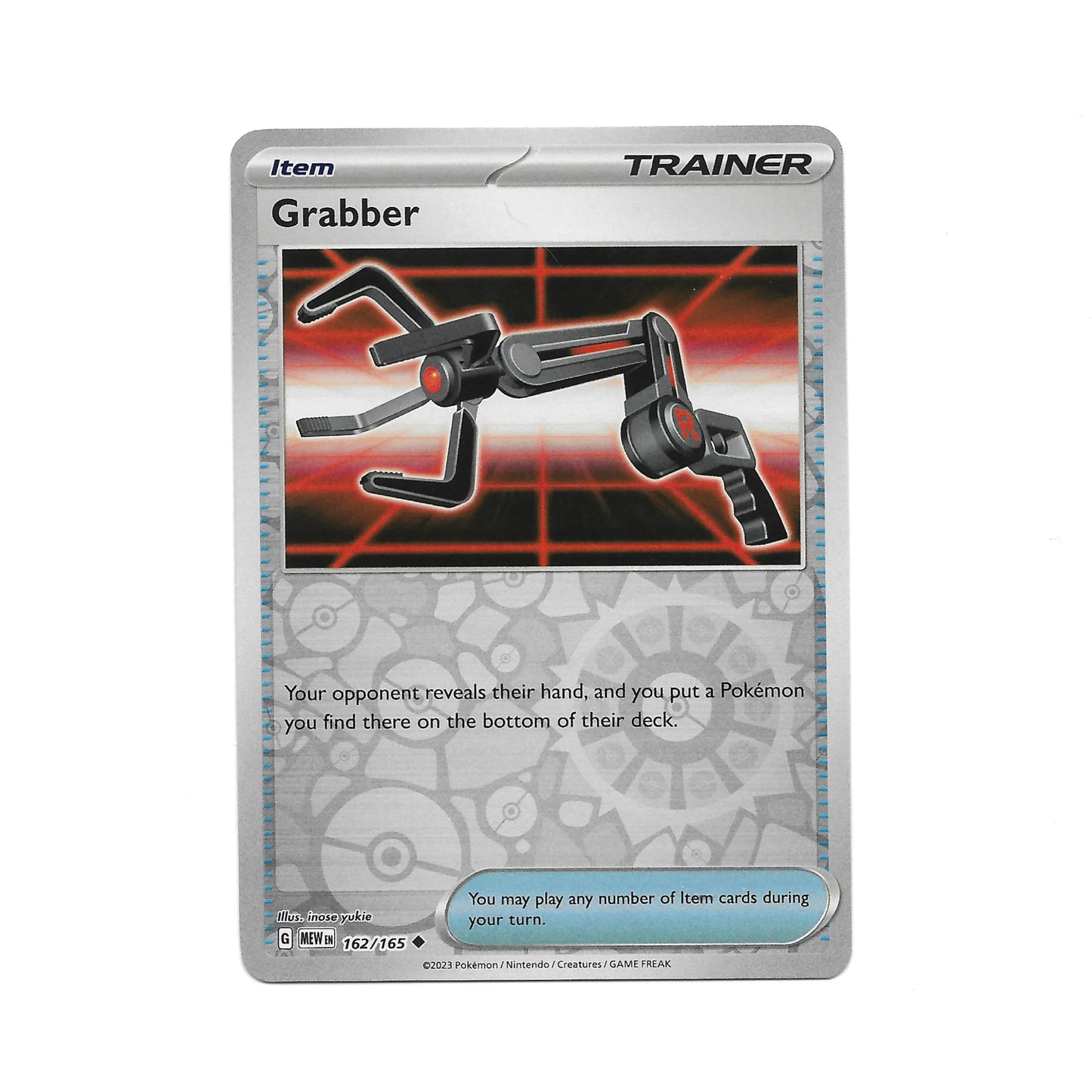 Grabber Reverse Holo 162/165 - Pokemon Cards ( 151, English, Reverse Holo, Singles )