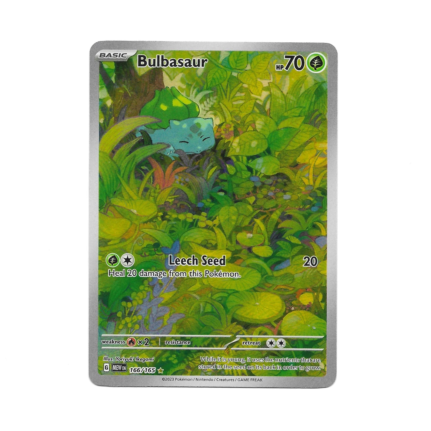 Bulbasaur 166/165 - Pokemon Cards ( 151, English, Rare, Singles )