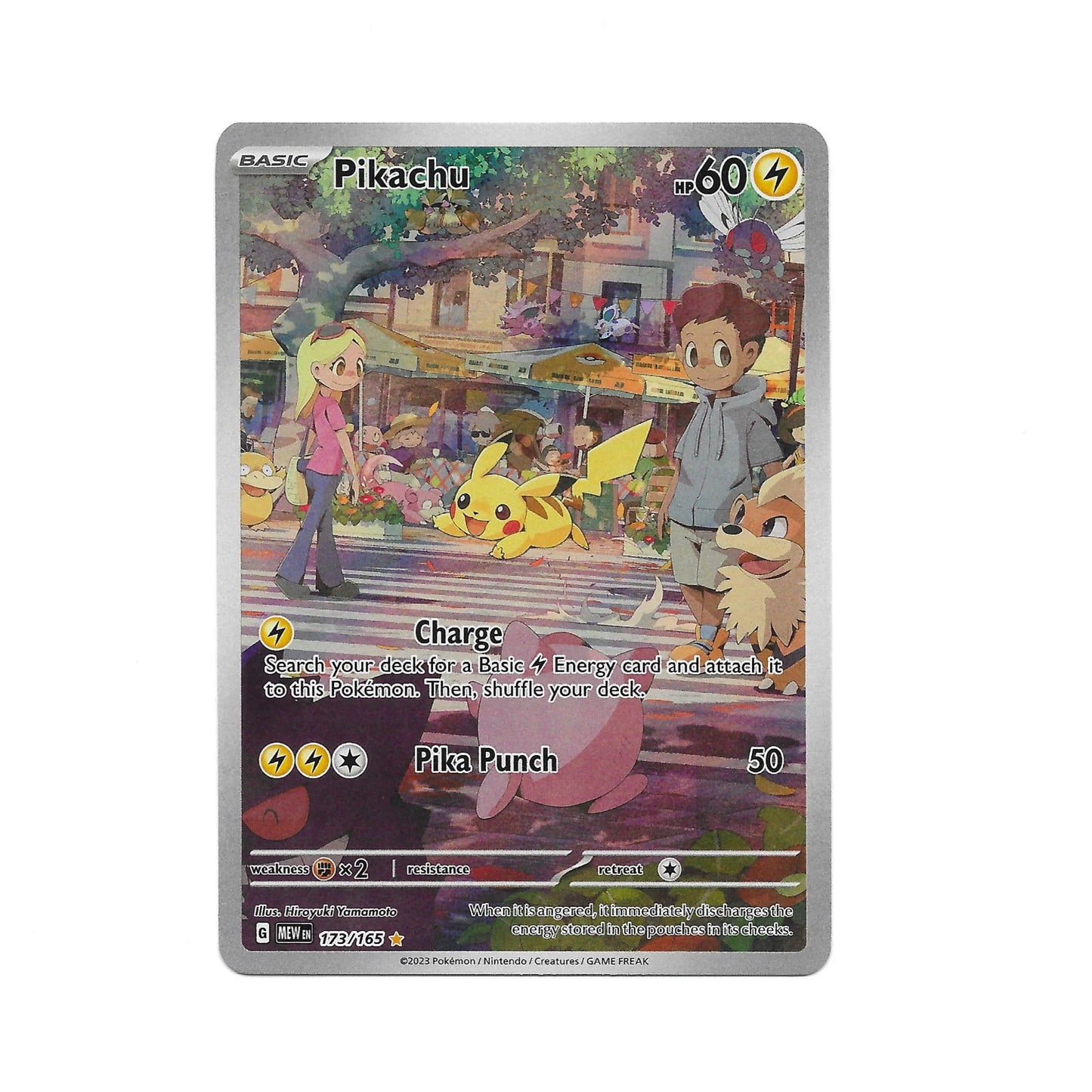 Pikachu 173/165 - Pokemon Cards ( 151, English, Rare, Singles )