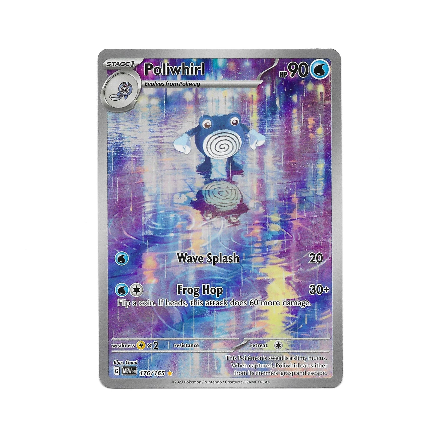 Poliwhirl 176/165 - Pokemon Cards ( 151, English, Rare, Singles )