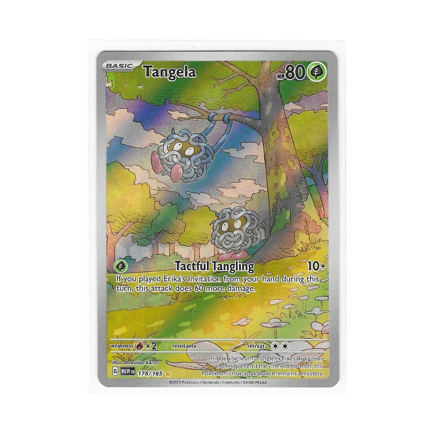 Tangela 178/165 - Pokemon Cards ( 151, English, Rare, Singles )