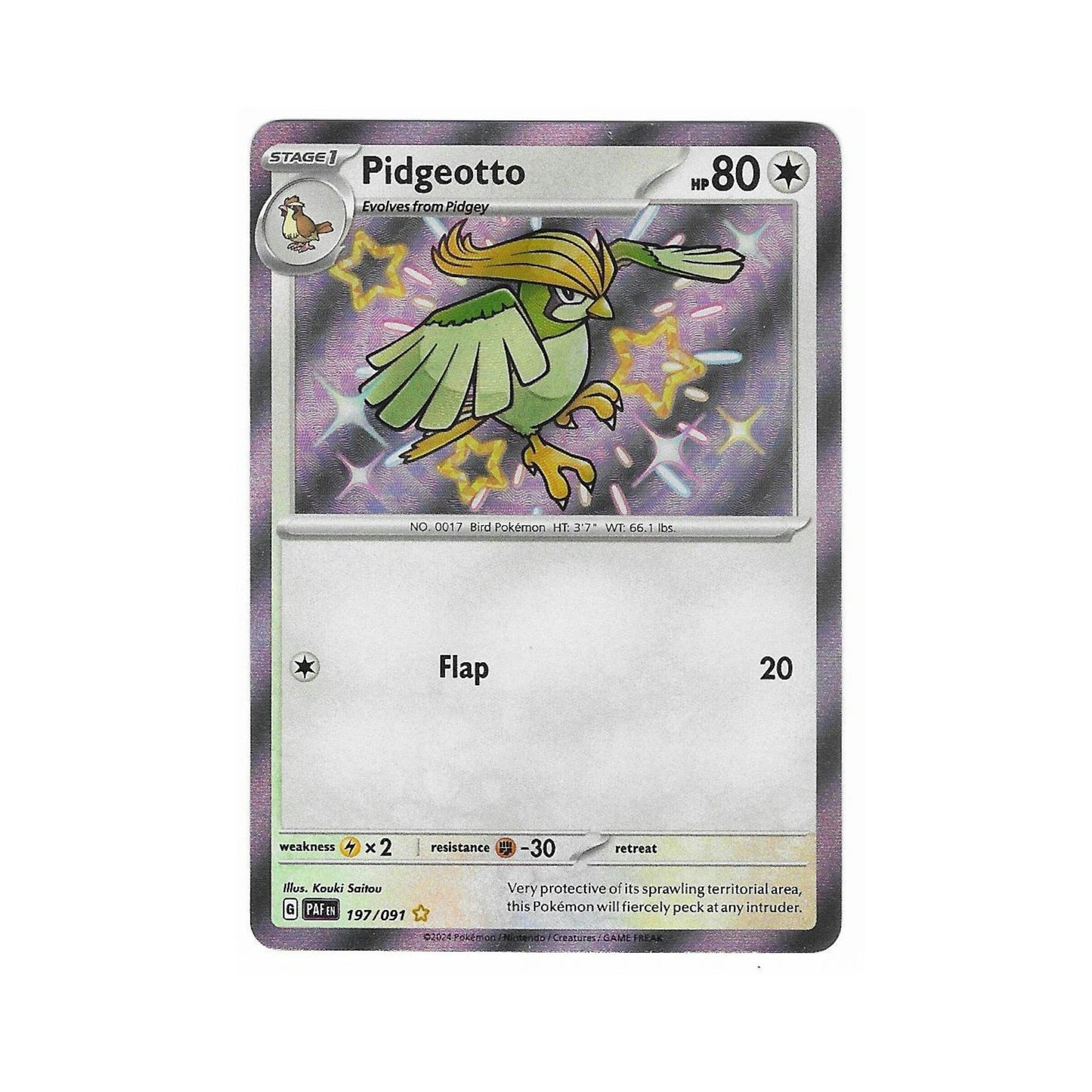 Shiny Pidgeotto 197/091