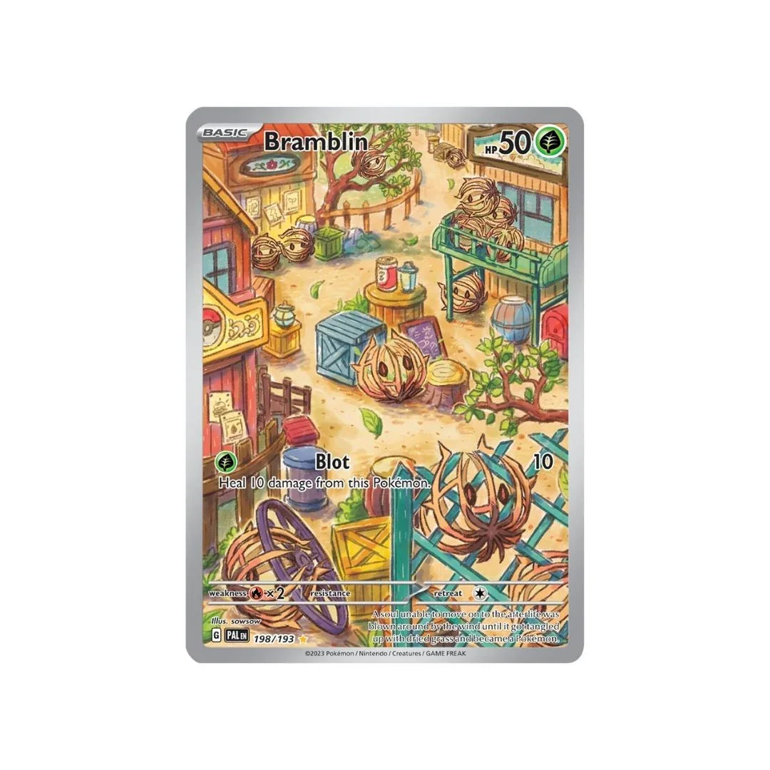 Bramblin 198/193 - Pokemon Cards ( English, Paldea Evolved, Rare, Singles )