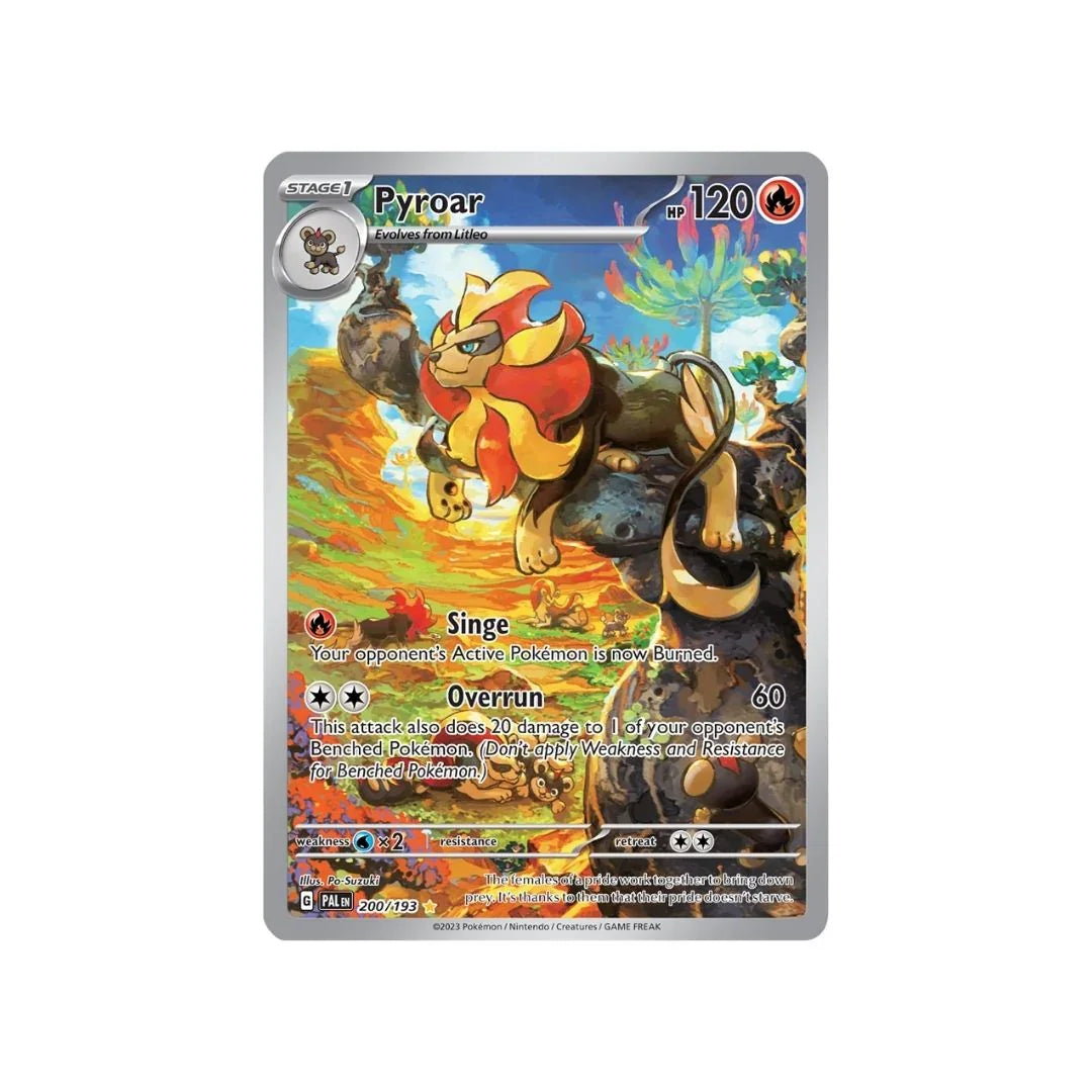 Pyroar 200/193 - Pokemon Cards ( English, Paldea Evolved, Rare, Singles )