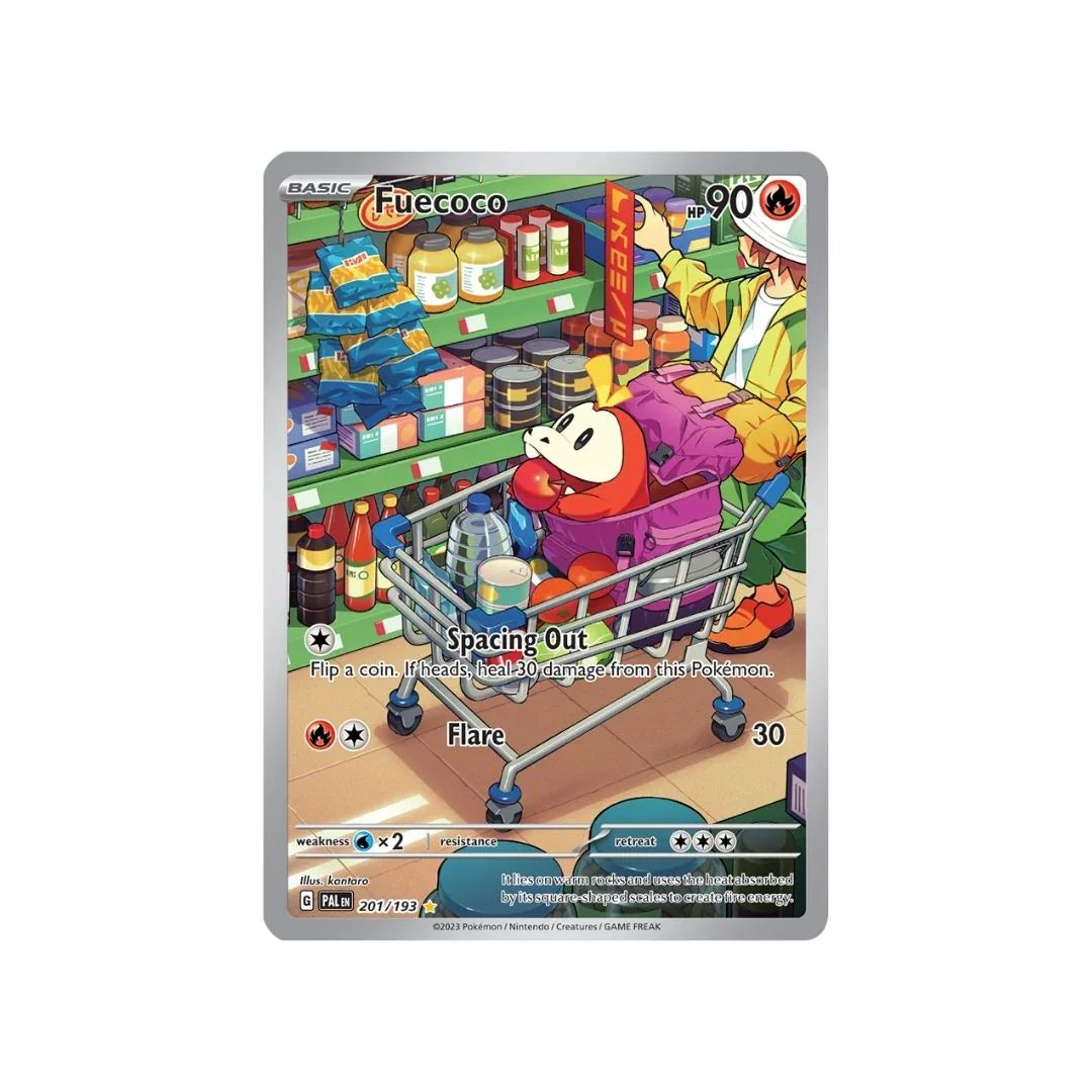 Fuecoco 201/193 - Pokemon Cards ( English, Paldea Evolved, Rare, Singles )