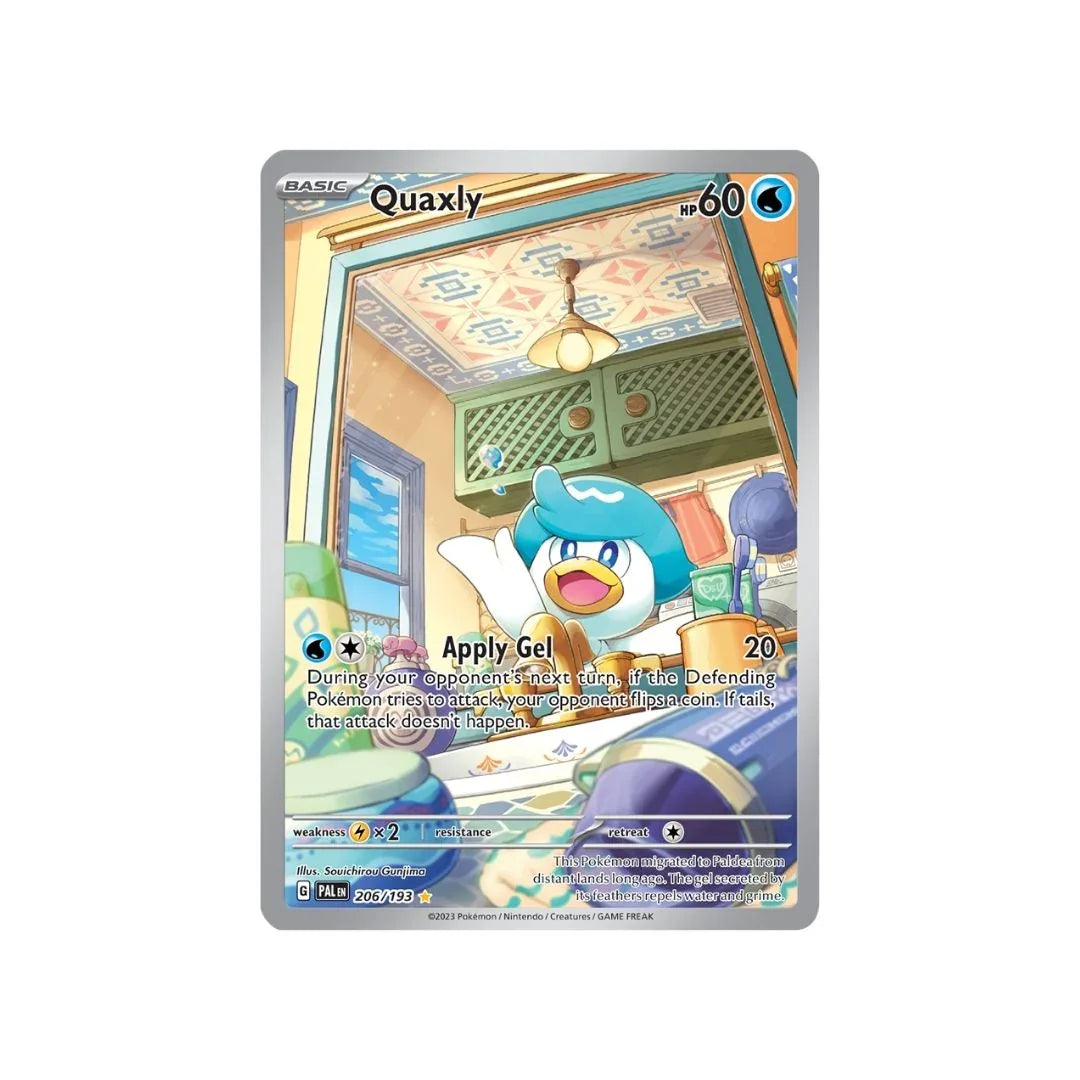 Quaxly 206/193 - Pokemon Cards ( English, Paldea Evolved, Rare, Singles )