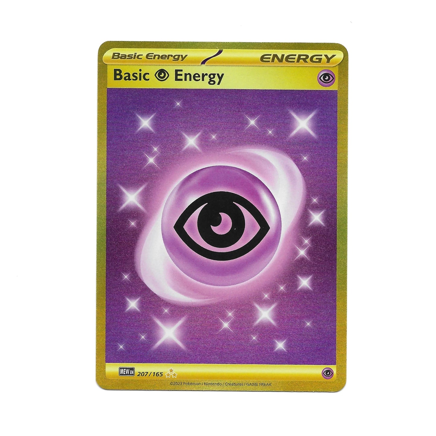Psychic Energy Gold 207/165 - Pokemon Cards ( 151, English, Rare, Singles )