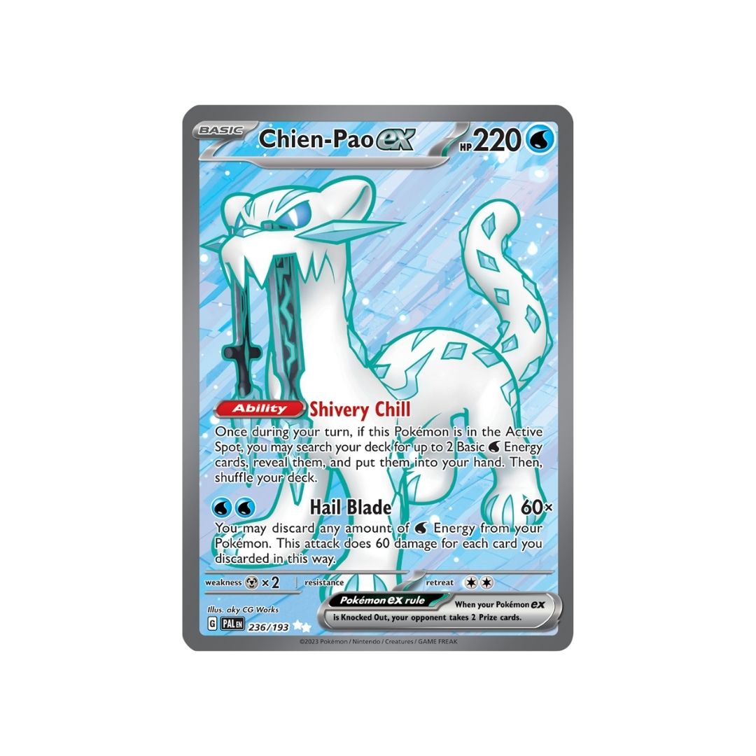 Chien-Pao ex 236/193 - Shop Pokemon Cards Mochi Pals Chien-Pao ex 236/193 - Shop Pokemon Cards Mochi Pals