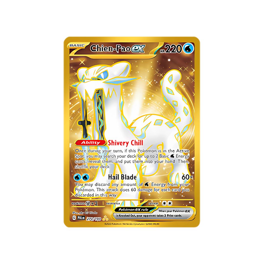 Chien-Pao ex Gold 274/193 - Shop Pokemon Cards Mochi Pals Chien-Pao ex Gold 274/193 - Shop Pokemon Cards Mochi Pals