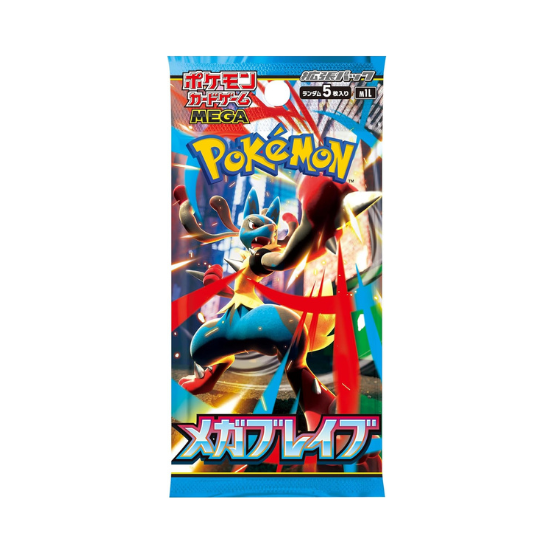 Japanese Pokemon Mega Brave Booster Pack - M1L - Pokemon Cards ( Booster Pack, Japanese, M1L )