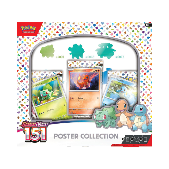 Pokemon Scarlet and Violet 151 Poster Collection Box