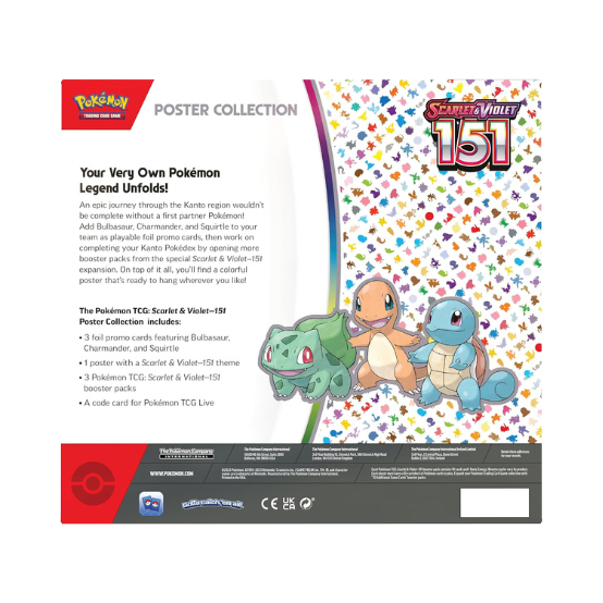 Pokemon Scarlet and Violet 151 Poster Collection Box