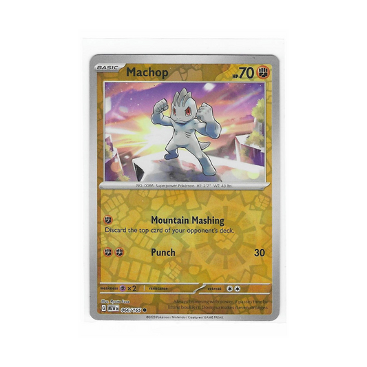 Machop Reverse Holo 066/165