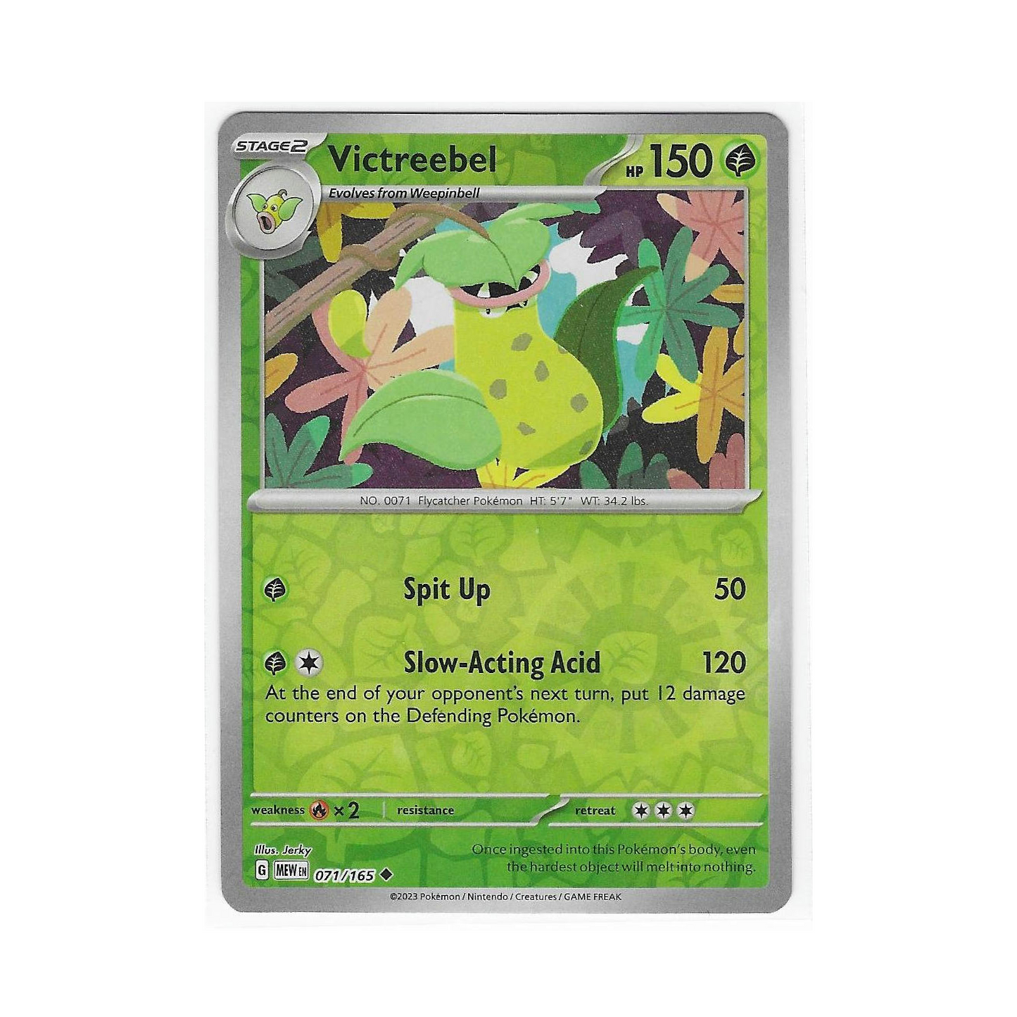 Victreebel Reverse Holo 071/165