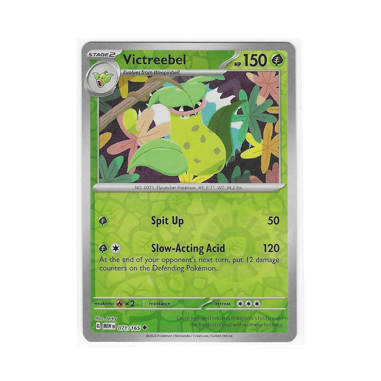 Victreebel Reverse Holo 071/165 - Pokemon Cards ( 151, English, Reverse Holo, Singles )