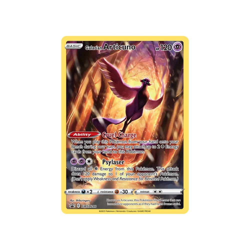 Galarian Articuno SWSH282 - Crown Zenith Promo