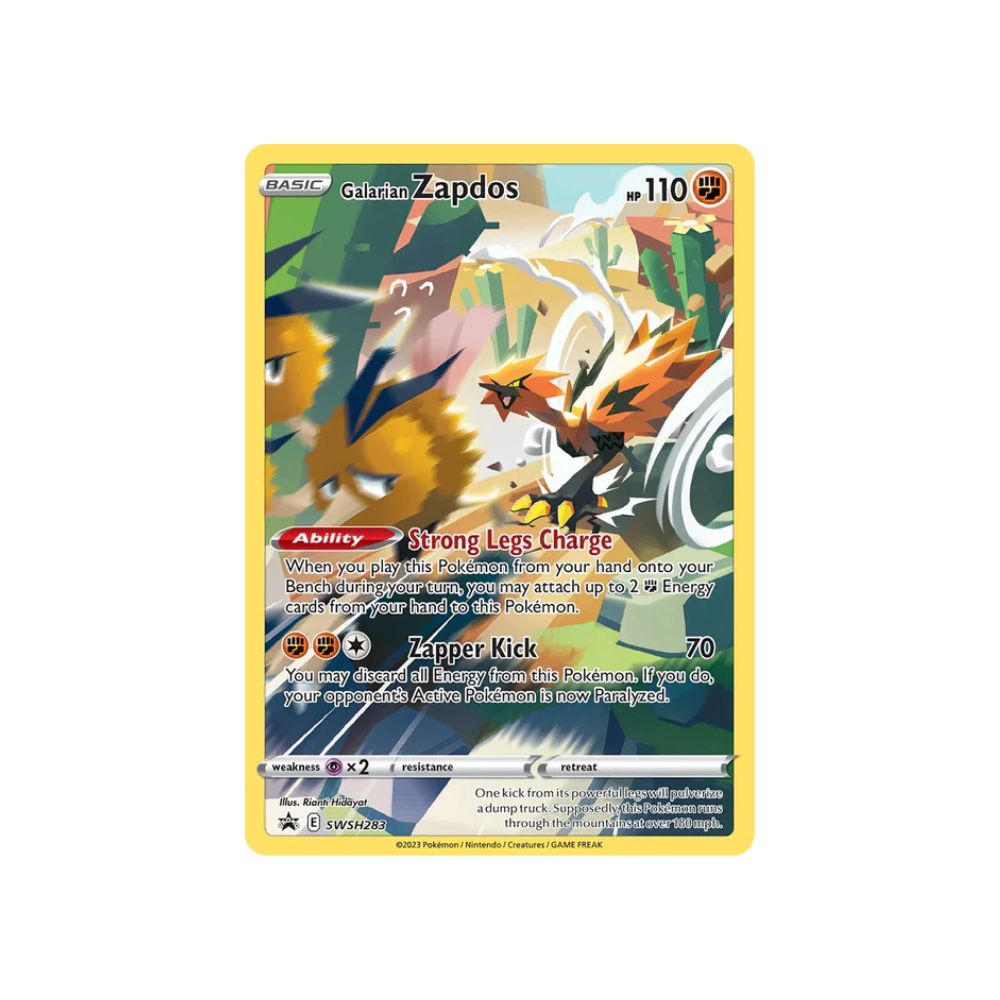 Galarian Zapdos SWSH283 - Crown Zenith Promo