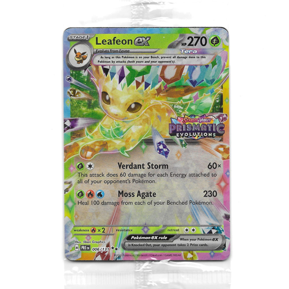 Leafeon ex 006/131 Surprise Box Promo - Pokemon Cards ( English, Prismatic Evolutions, Promo, Singles )