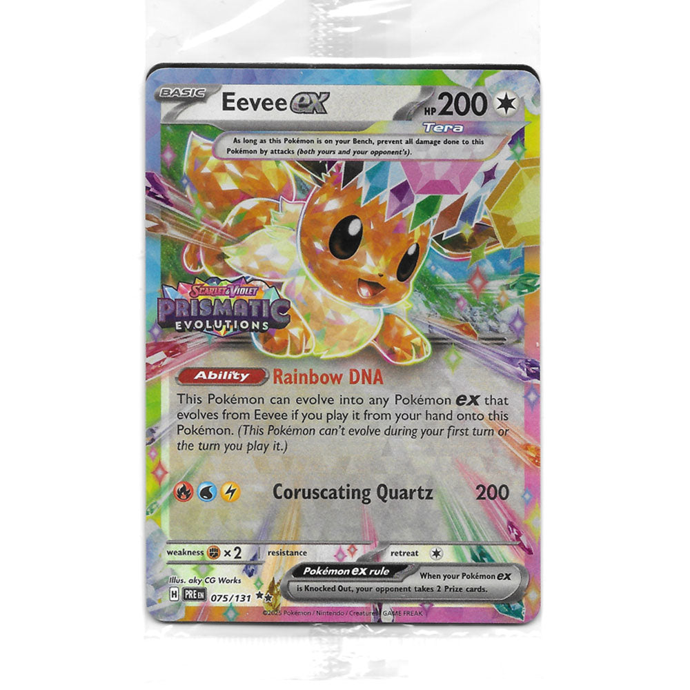 Eevee ex 075/131 Surprise Box Promo - Pokemon Cards ( English, Prismatic Evolutions, Promo, Singles )