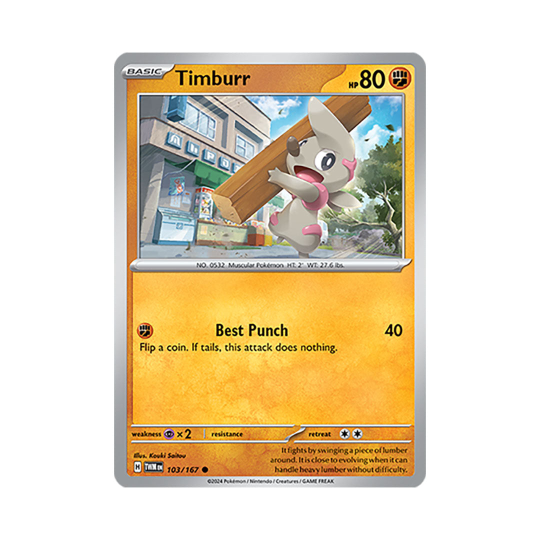 Timburr Reverse Holo 103/167