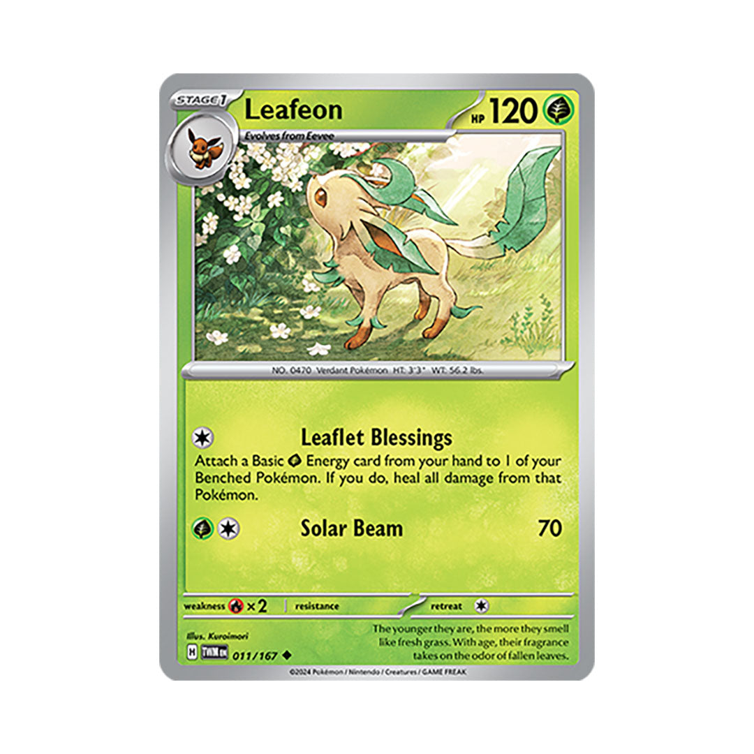 Leafeon Reverse Holo 011/167