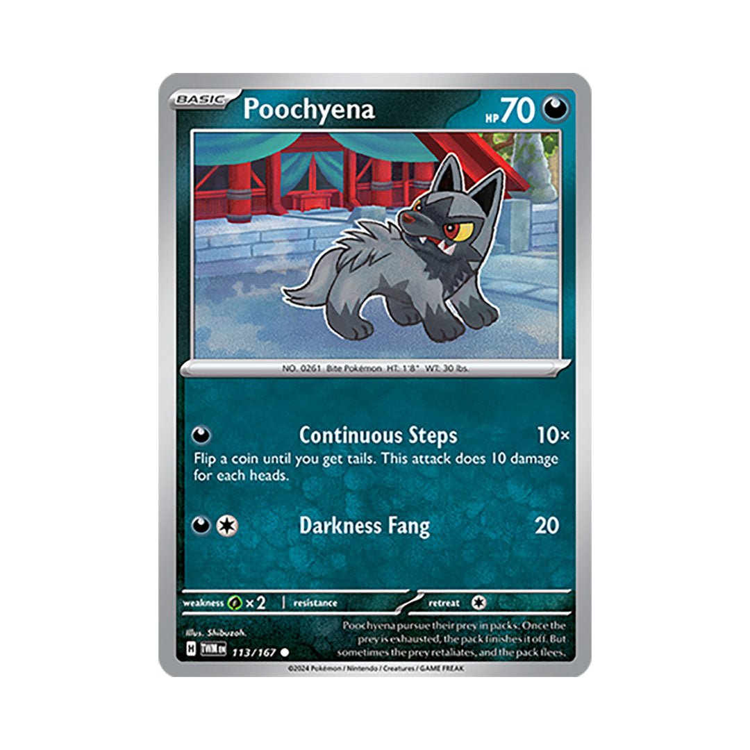Poochyena Reverse Holo 113/167