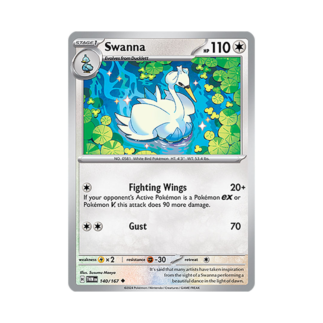 Swanna Reverse Holo 140/167
