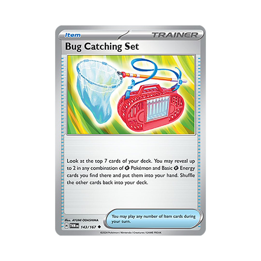 Bug Catching Set Reverse Holo 143/167 - Pokemon Cards ( Reverse Holo, Twilight Masquerade )