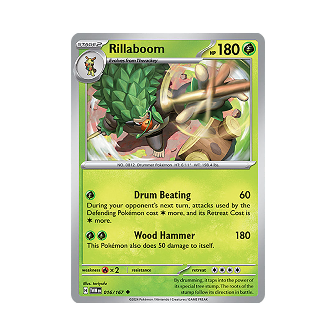Rillaboom Reverse Holo 016/167