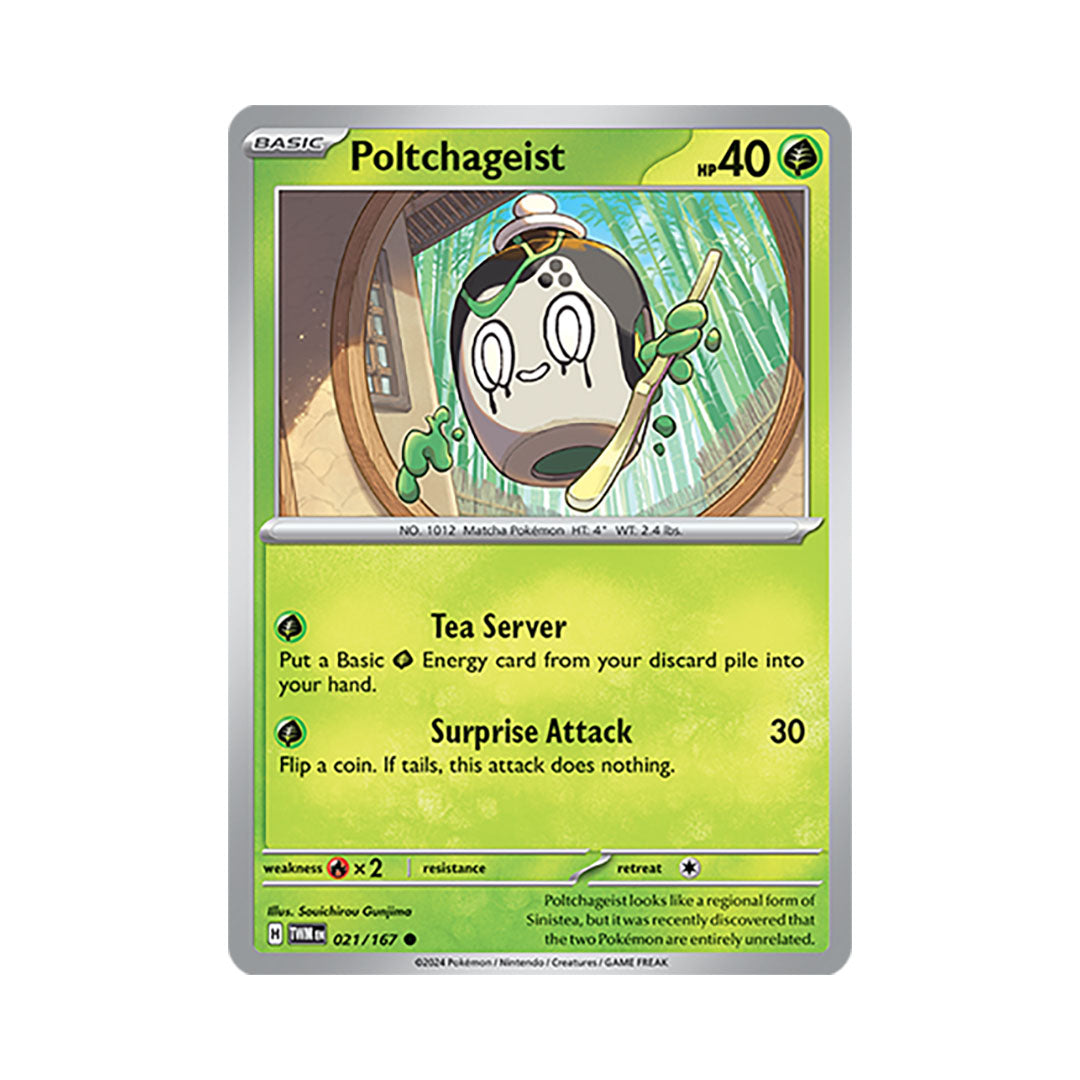 Poltchageist Reverse Holo 021/167 - Shop Pokemon Cards  Mochi Pals