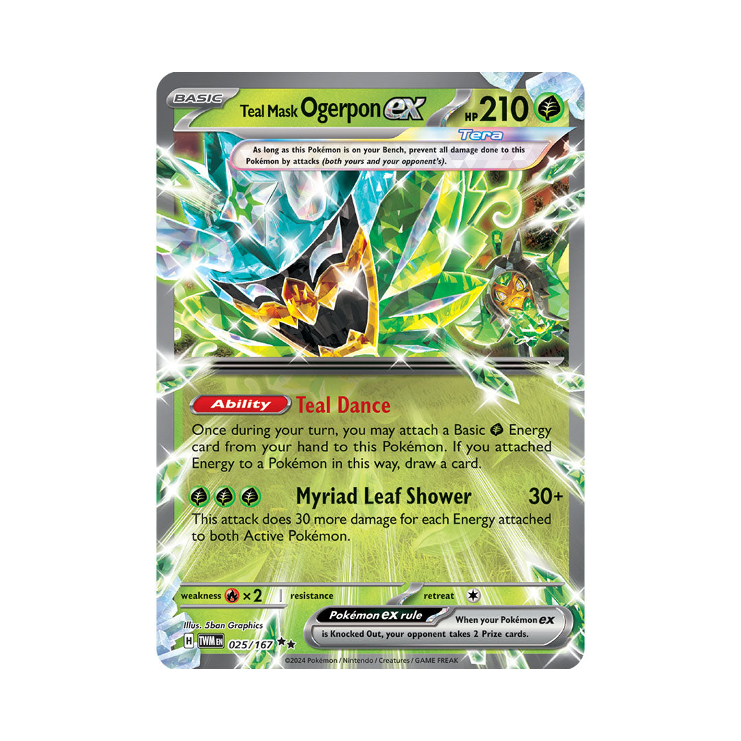 Teal Mask Ogerpon ex 025/167