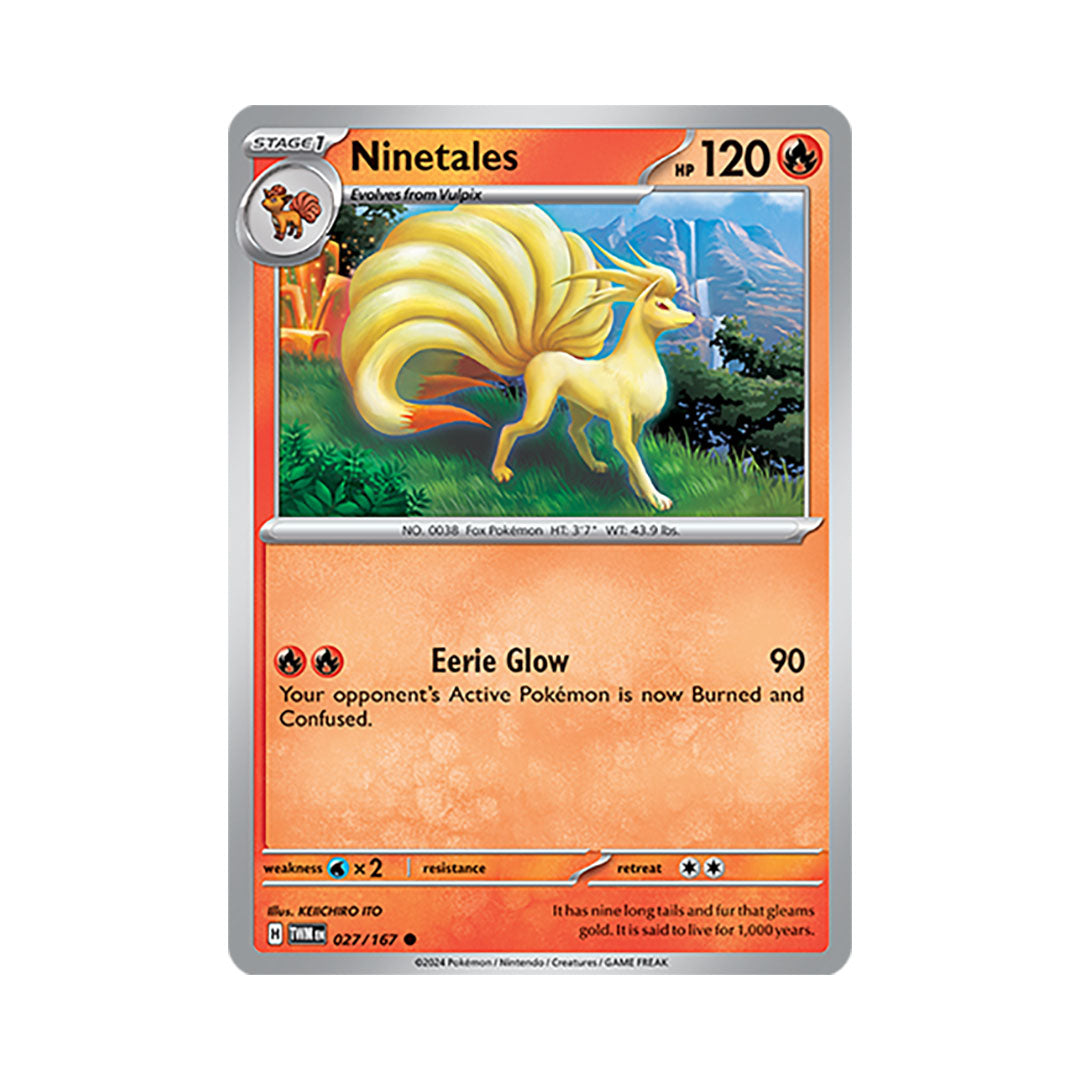 Ninetales Reverse Holo 027/167