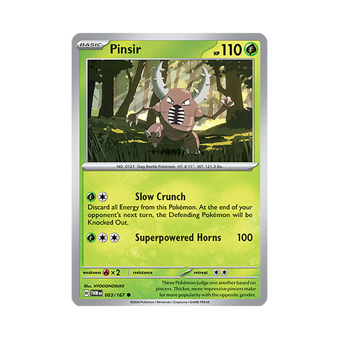 Pinsir Reverse Holo 003/167
