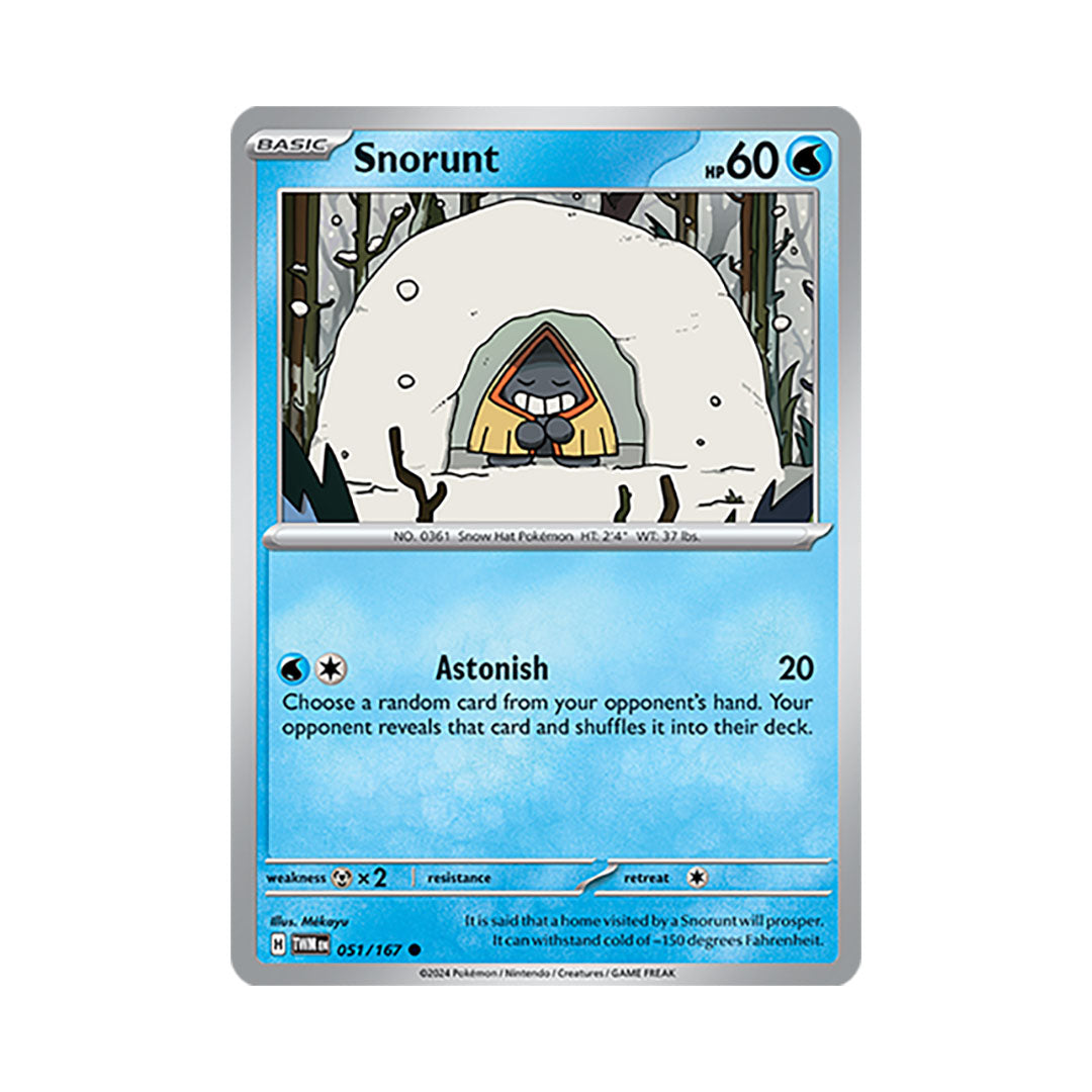 Snorunt Reverse Holo 051/167