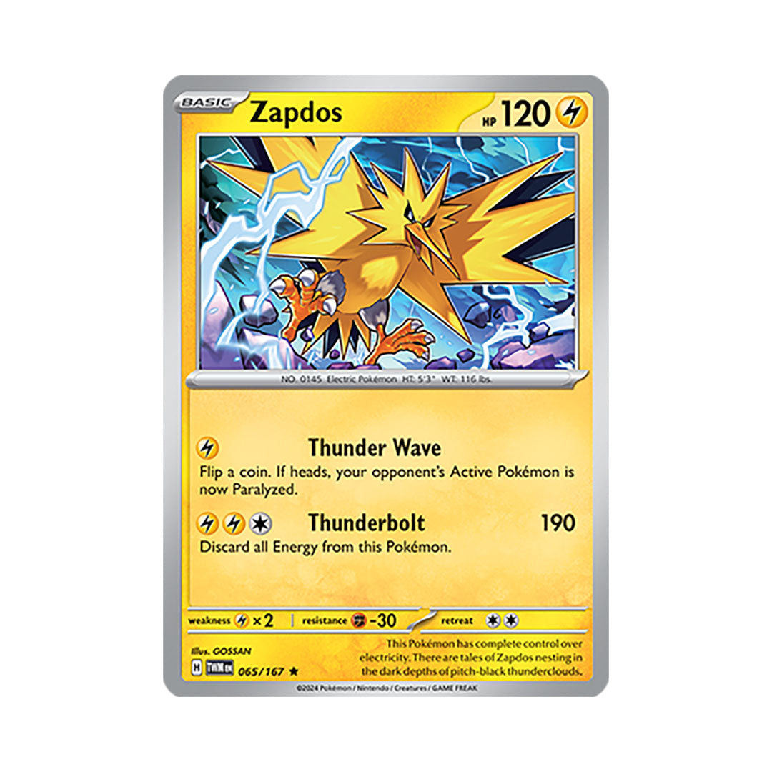 Zapdos Reverse Holo 065/167