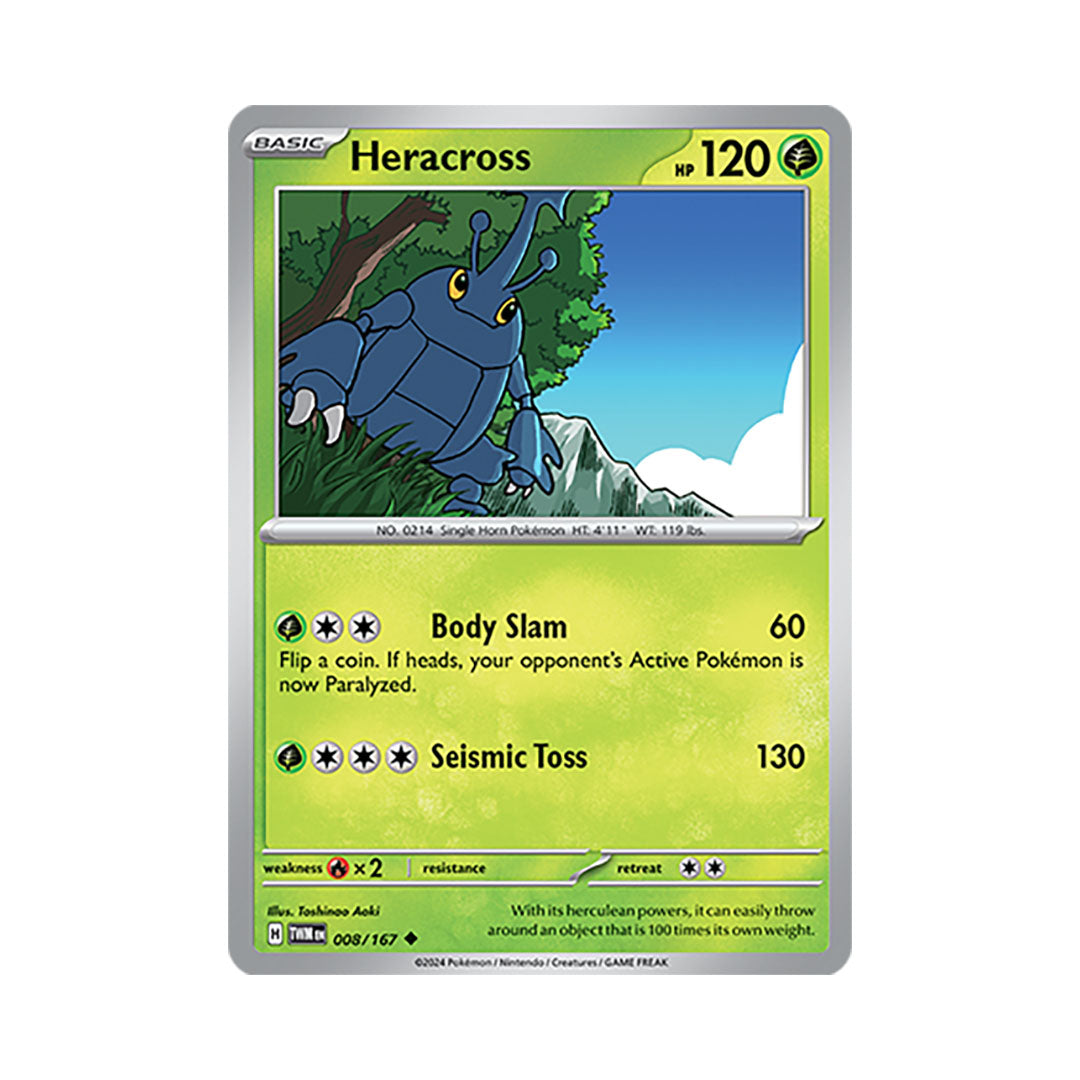 Heracross Reverse Holo 008/167