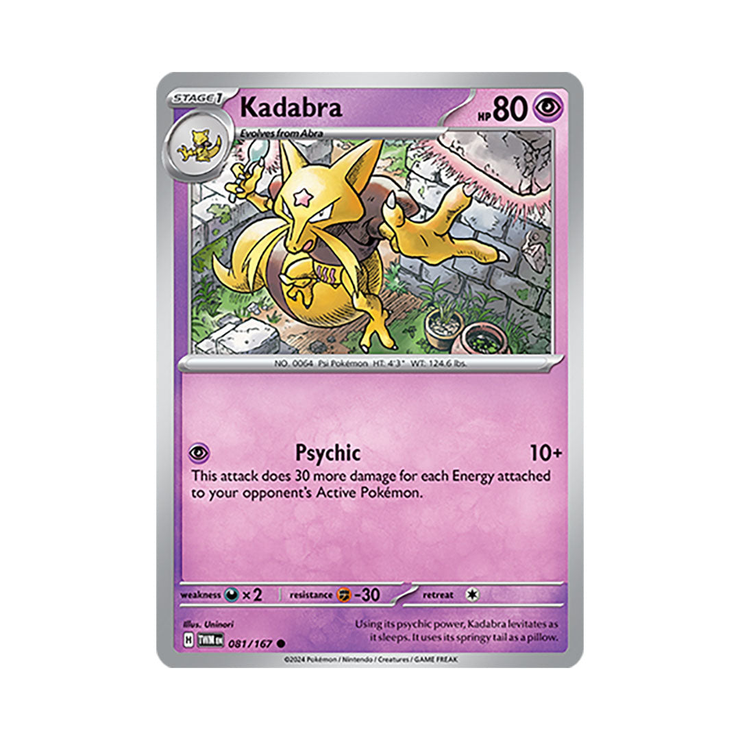 Kadabra Reverse Holo 081/167