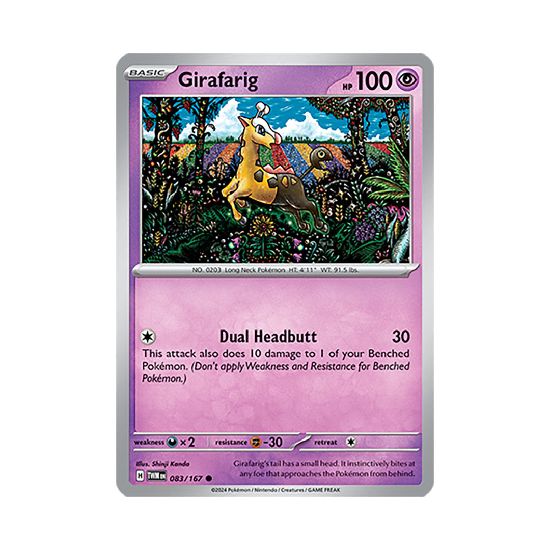 Girafarig Reverse Holo 083/167