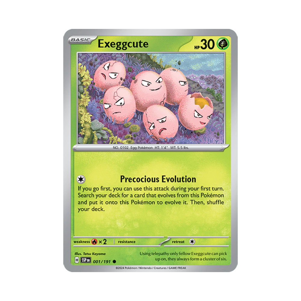 Exeggcute Reverse Holo 001/191