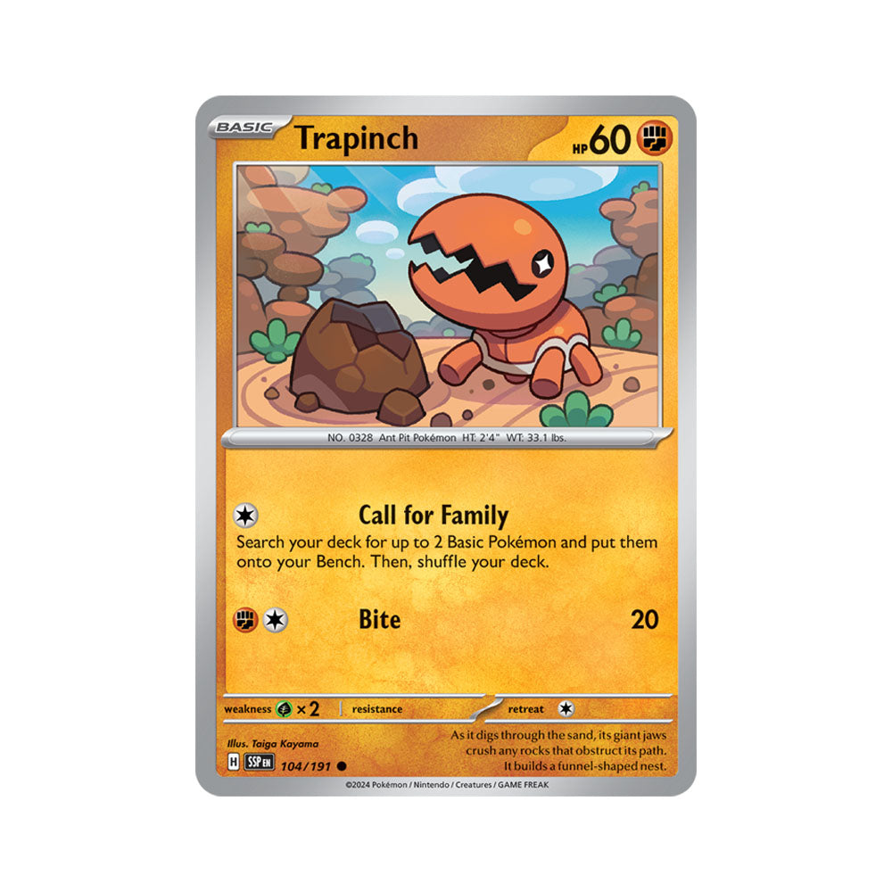 Trapinch Reverse Holo 104/191