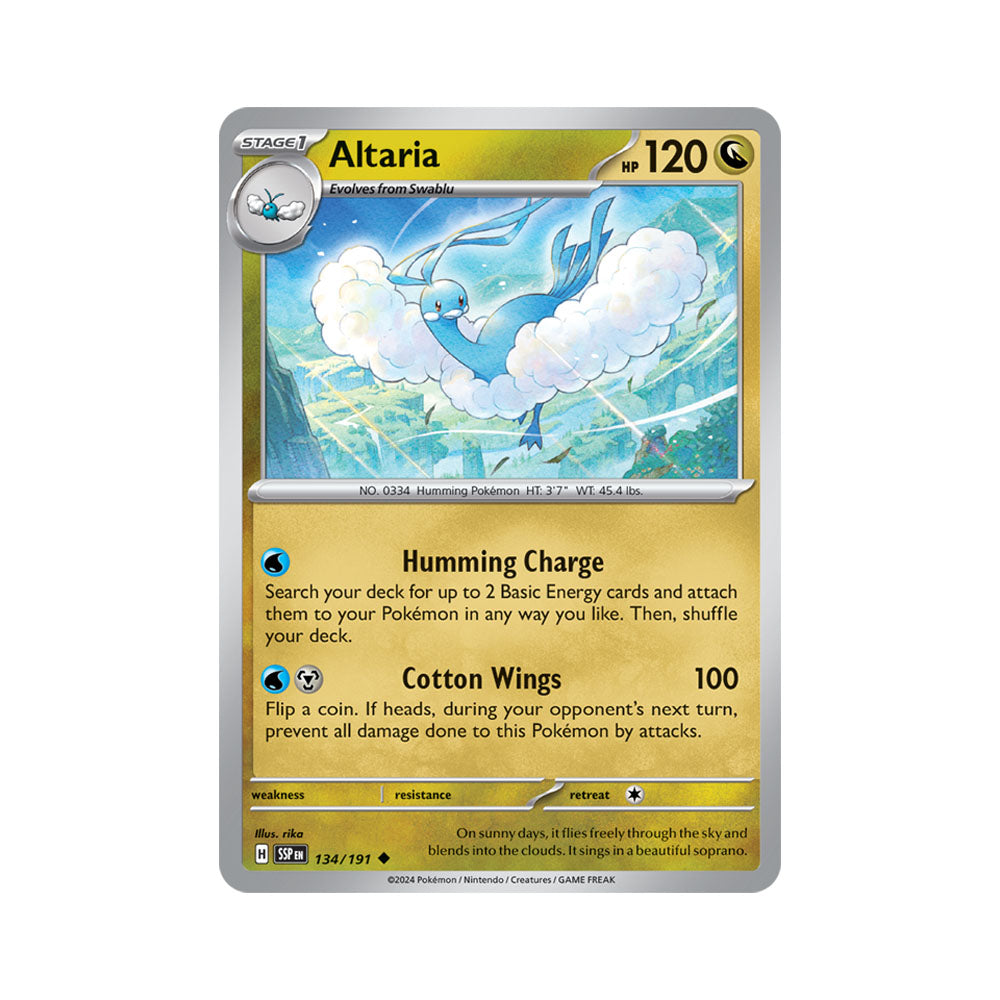 Altaria Reverse Holo 134/191
