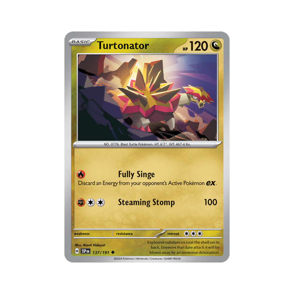 Turtonator Reverse Holo 137/191