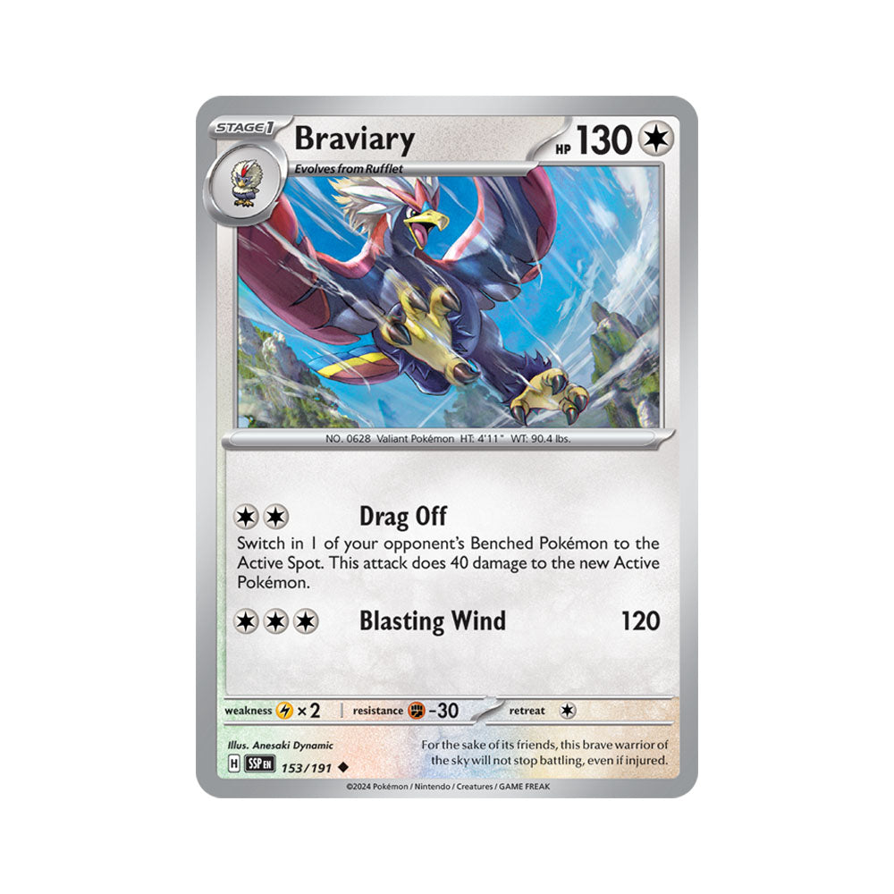 Braviary Reverse Holo 153/191