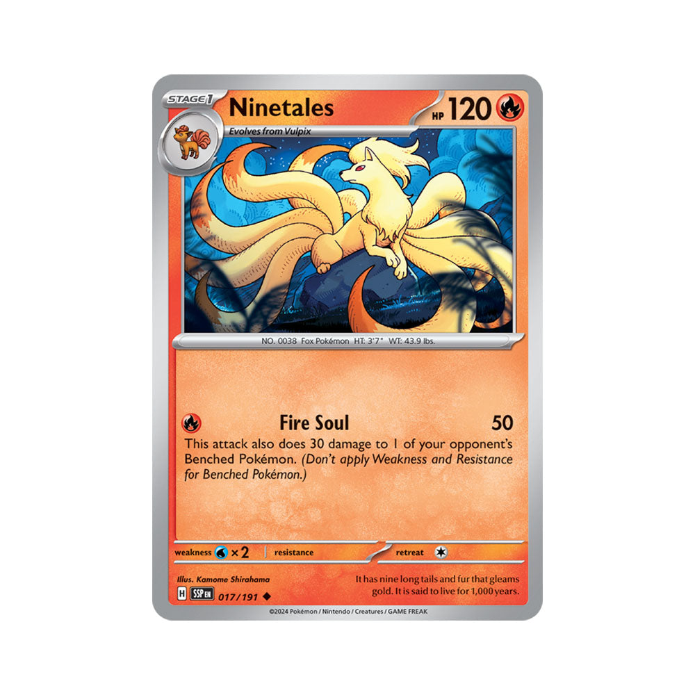 Ninetales Reverse Holo 017/191
